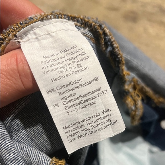 Indigo Blue Denim Jean Overalls Jumpsuit Size XS - Picture 9 of 12